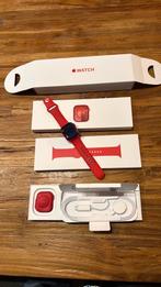 Apple smartwatch serie 9  41mm rood, Ophalen, IOS, Zo goed als nieuw, Waterdicht