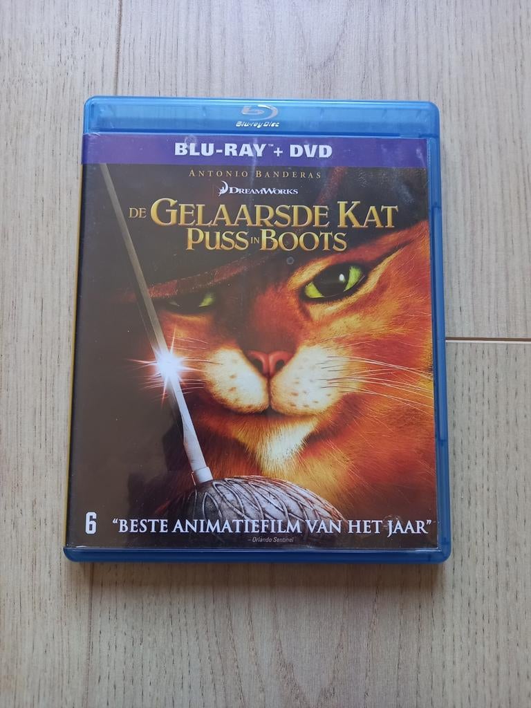 Puss in Boots origineel, Cd's en Dvd's, Blu-ray, Ophalen of Verzenden, Zo goed als nieuw, Tekenfilms en Animatie