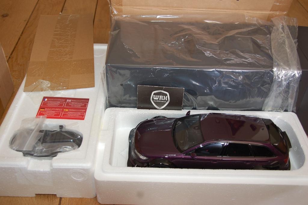 1:18 AUDI RS6 C7 ROOFBOX purple GT spirit GT864 WRH, Hobby en Vrije tijd, Modelauto's | 1:18, Verzenden, Zo goed als nieuw, Auto