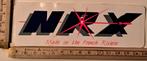 Vintage motor sticker NRX made on the French Riviera, Ophalen of Verzenden, Zo goed als nieuw