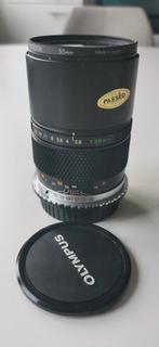 De Olympus OM Zuiko MC Auto-T 135mm f/2.8 met EOS adapter, Ophalen of Verzenden, Gebruikt, Telelens
