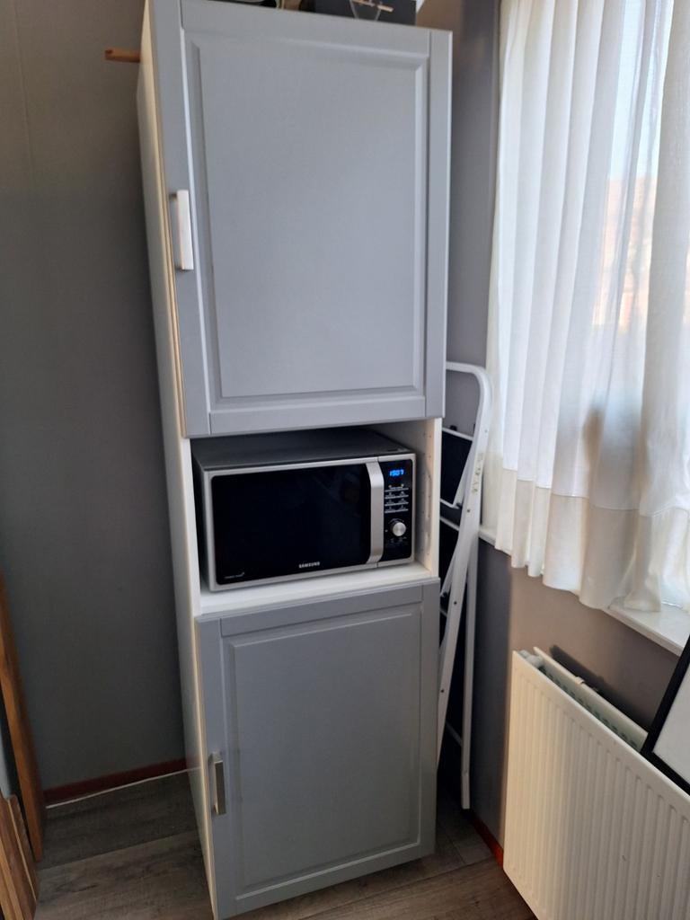 IKEA Metod Magnetronkast 61x61x210 cm, Ophalen, Zo goed als nieuw