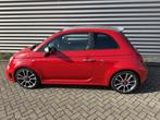 Fiat 500 C 1.4 T-Jet Abarth Automaat Cabriolet 165 PK, Auto's, Gebruikt, 4 cilinders, Cabriolet, Leder