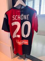 Genoa shirt Lasse Schöne matchworn tegen Napoli, Maat L, Ophalen of Verzenden, Gebruikt, Shirt