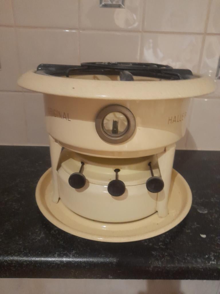 petroleum  stel, Antiek en Kunst, Antiek | Emaille, Ophalen of Verzenden