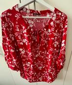Zomerse Blouse met Bloemenprint - Maat 40, Ophalen of Verzenden, Zo goed als nieuw, Maat 38/40 (M), Rood