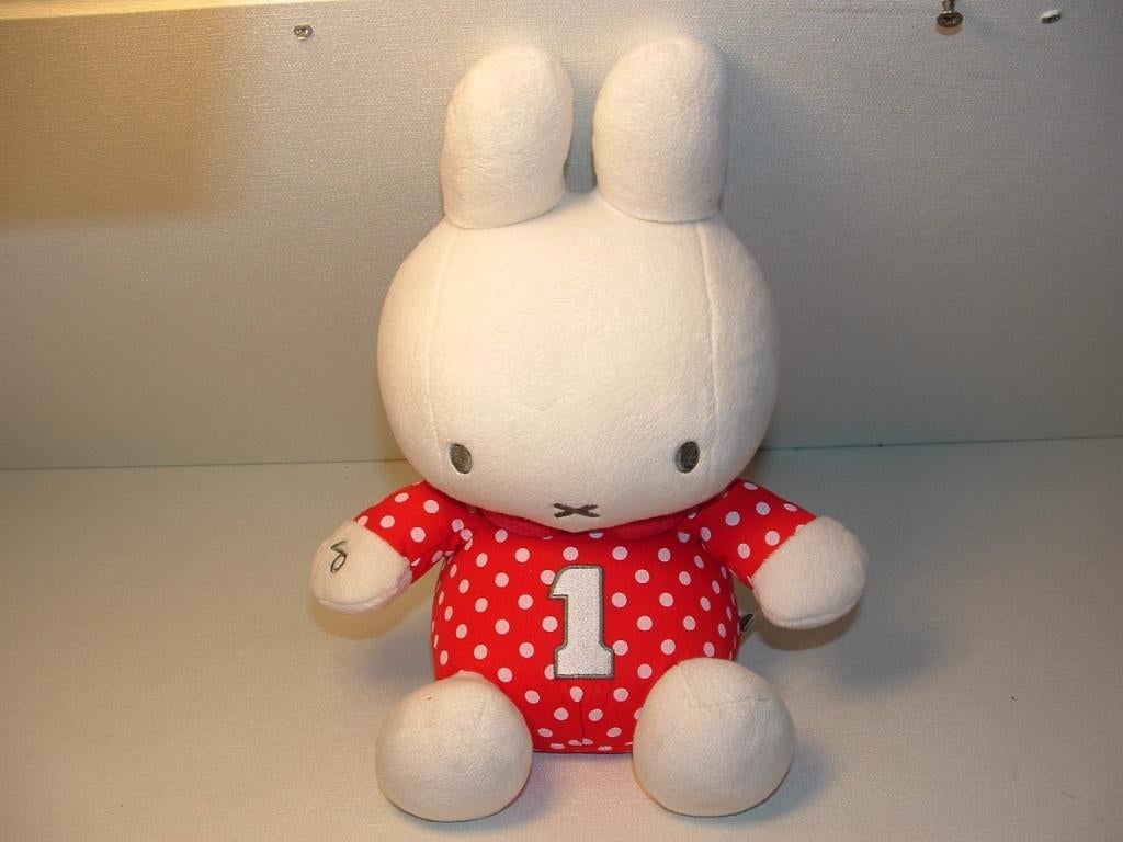 TIAMO MERCIS KONIJN NIJNTJE VAN DICK BRUNA VELOURS WIT, Ophalen of Verzenden, Nieuw, Overige typen