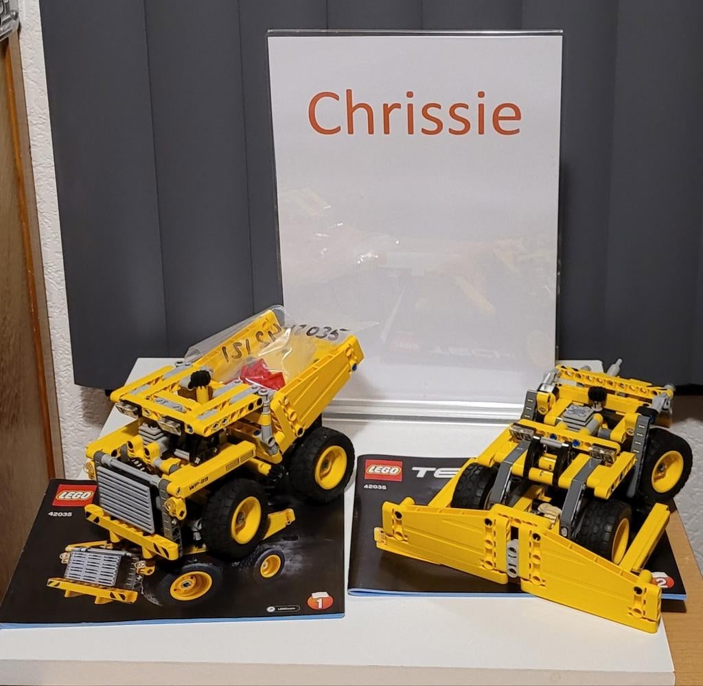 Lego Technic 42035 mijnbouw kiepwagen, Ophalen, Zo goed als nieuw