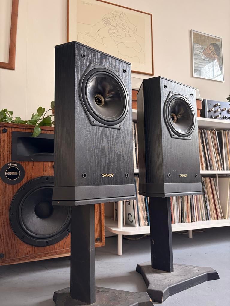Tannoy 609 luidsprekers - dual concentric incl stands, Gebruikt, 60 tot 120 watt, Front, Rear of Stereo speakers, Ophalen