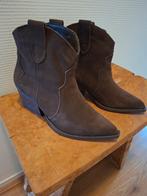 Mooie nieuwe leren cowboyboots/enkellaarsjes maat 39, Bruin, Lage of Enkellaarzen, Nieuw, Ophalen of Verzenden