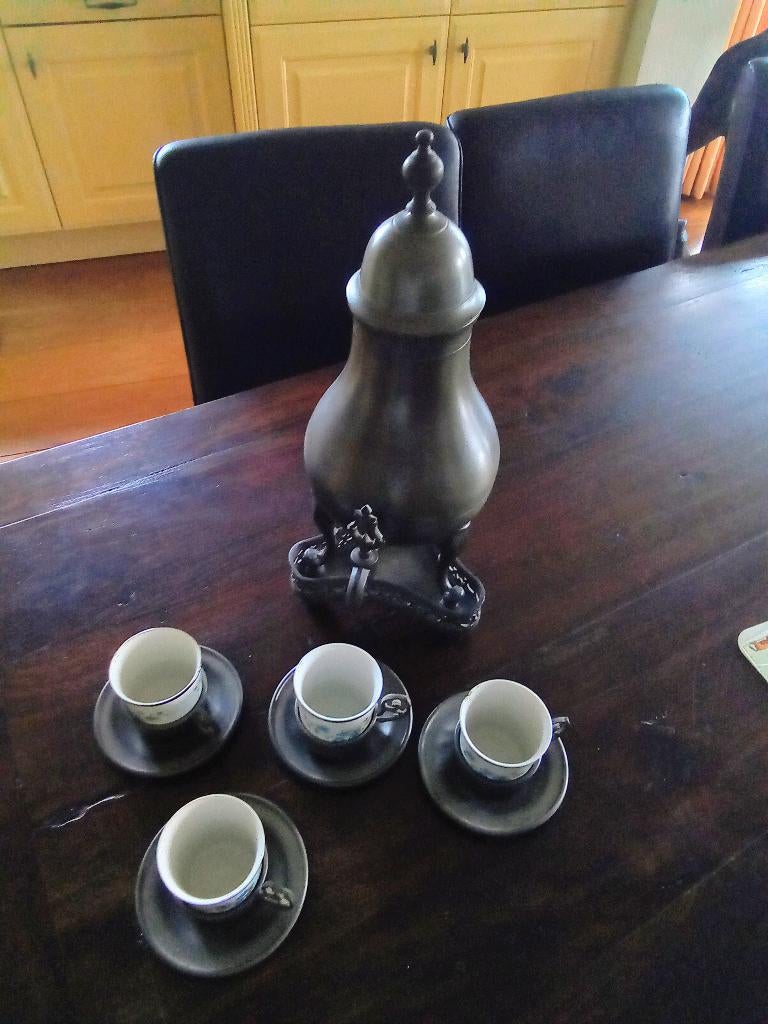 Tinnen set., Antiek en Kunst, Ophalen