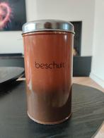 Vintage Brabantia Beschuitbus 'Shadow Brown' Jaren 70, Ophalen of Verzenden