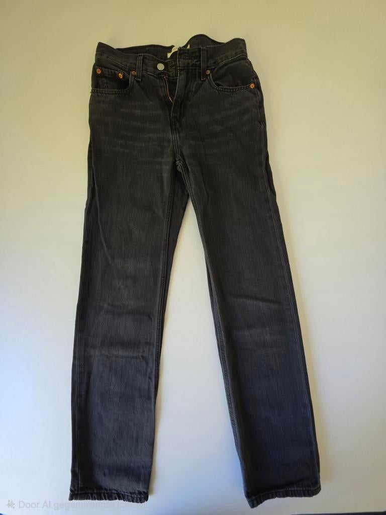 Levi’s 501 Crop – W24 – Charcoal / Grey Wash, Zwart, Ophalen of Verzenden, Zo goed als nieuw, W27 (confectie 34) of kleiner