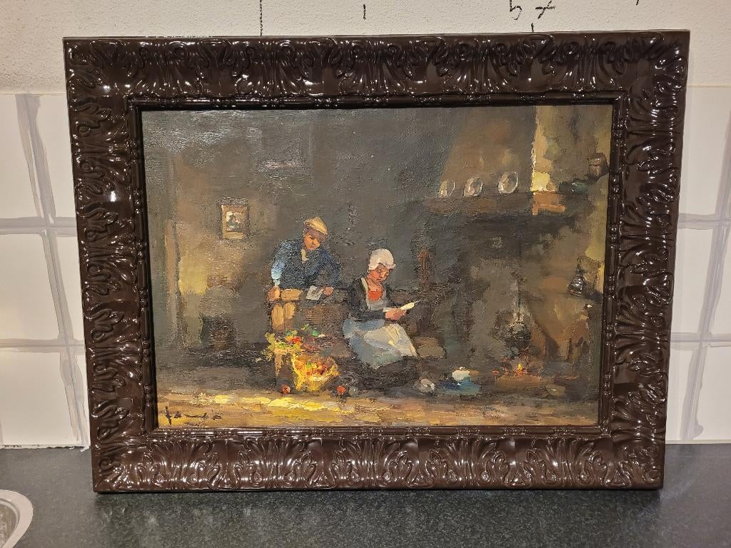 Schilderij olieverfschilderij, Ophalen