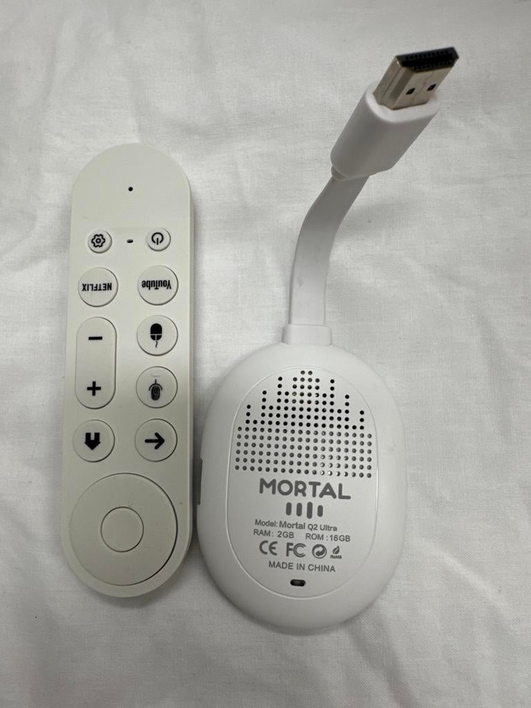 Mortal Chromecast with Google TV - 4K Ultra HD, Ophalen, Nieuw, HDMI, Zonder harde schijf