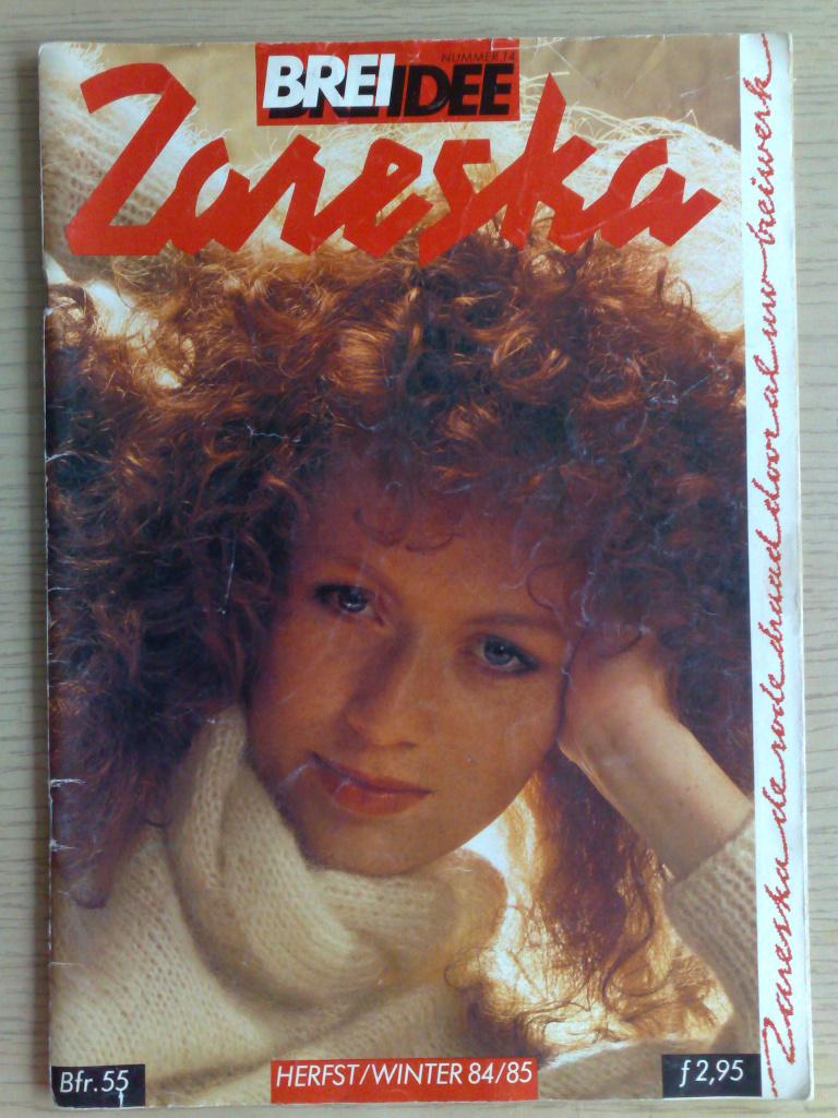 Zareska breiblad herfst / winter nr. 14, Verzenden, Zo goed als nieuw, Breien, Patroon of Boek