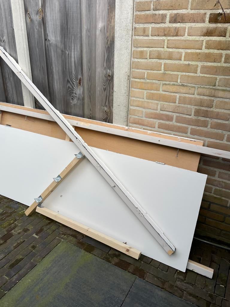 Sloophout vuren en multiplex, Doe-het-zelf en Verbouw, Ophalen, Gebruikt, Minder dan 25 mm, 200 tot 250 cm