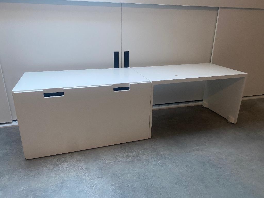 Ikea Stuva / Smastad lade + bureau / speelgoedkist, Ophalen, Gebruikt, Tafel