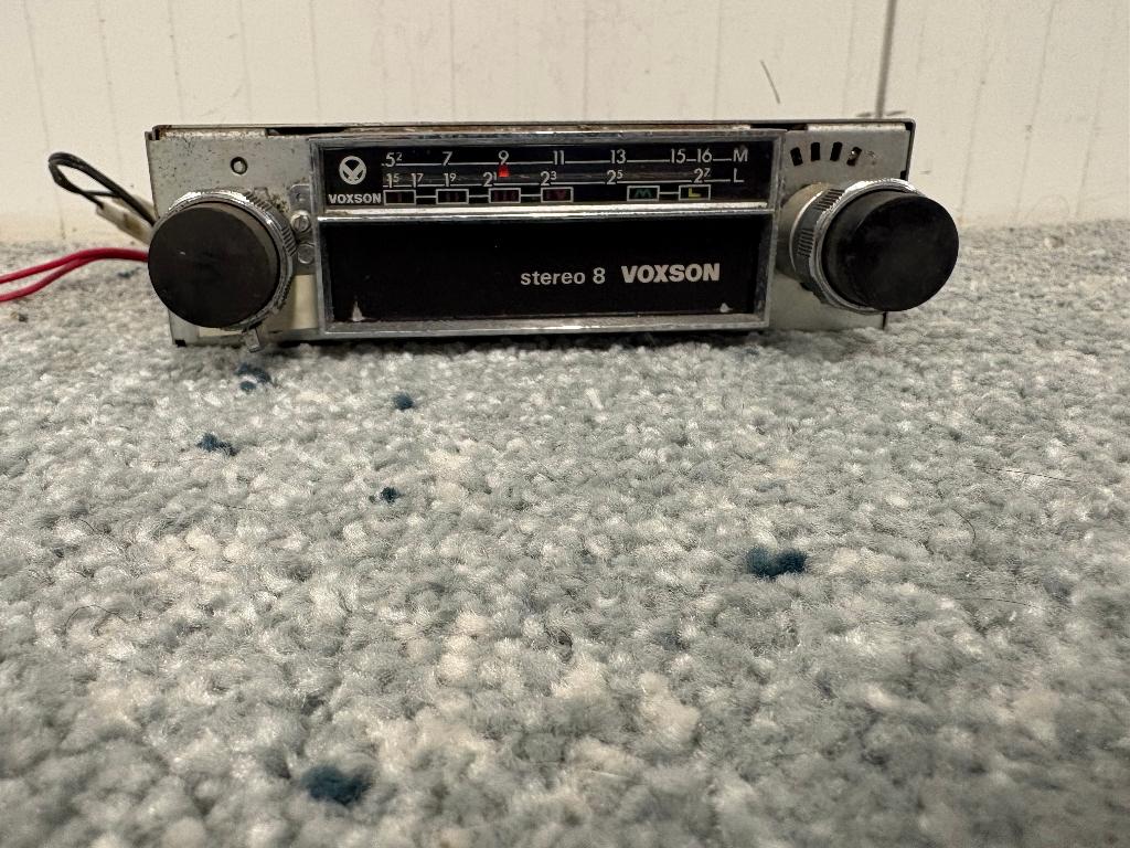 Vintage Voxson Autoradio Jaren 70, Ophalen of Verzenden, Gebruikt