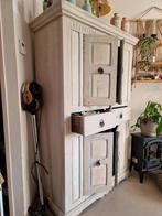 Massief eiken kast oud roze - 2 laden, 4 deurtjes, Ophalen