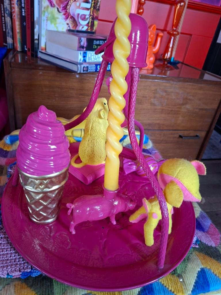 Roze plateau met leuke accessoires, Kinderen en Baby's, Speelgoed | My Little Pony, Ophalen of Verzenden