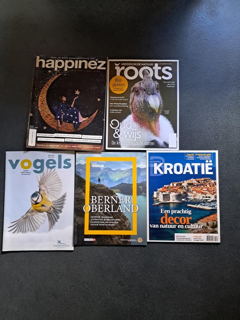 Reis en natuur magazines, Boeken, Tijdschriften en Kranten, Ophalen of Verzenden, Zo goed als nieuw, Wetenschap en Natuur