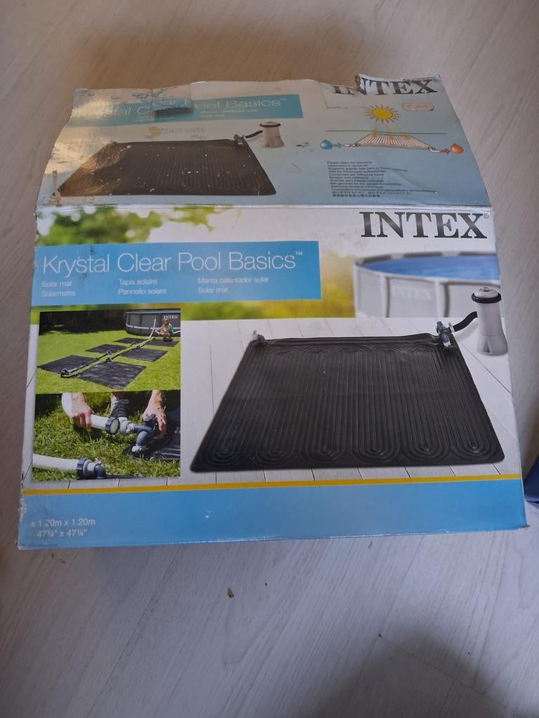 Intex Krystal Clear Pool Basics Solar Mat - Nieuw in doos, Minder dan 80 cm, Overige typen, Vierkant, Nieuw