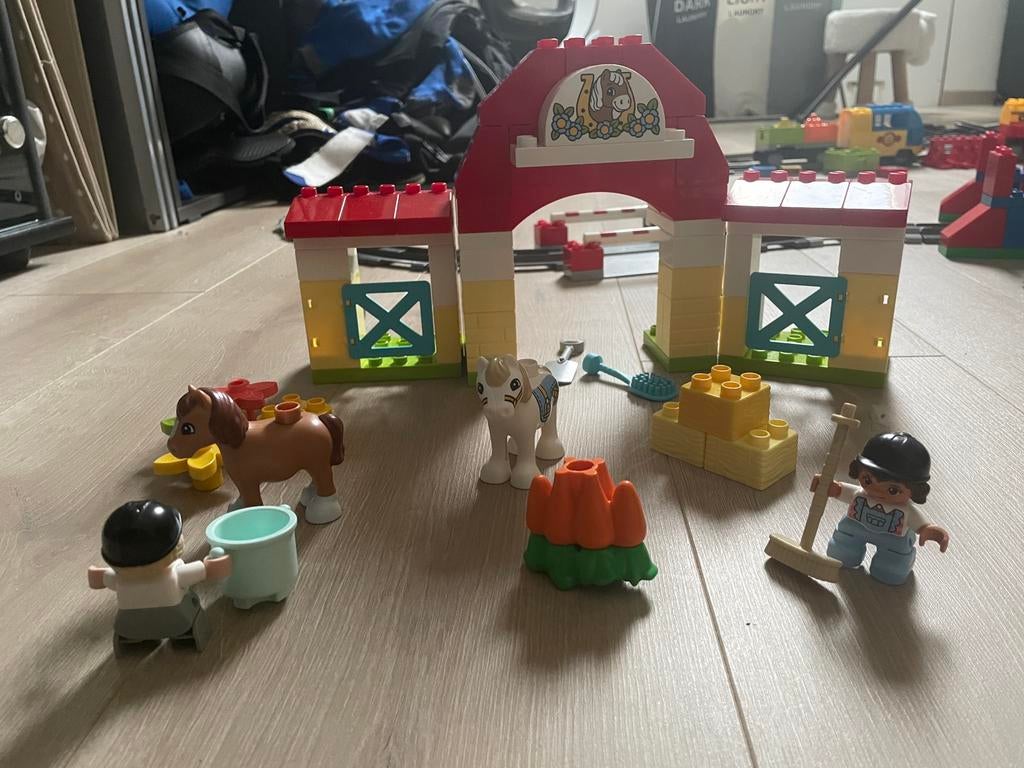Duplo paardenstal, Ophalen of Verzenden, Zo goed als nieuw, Duplo