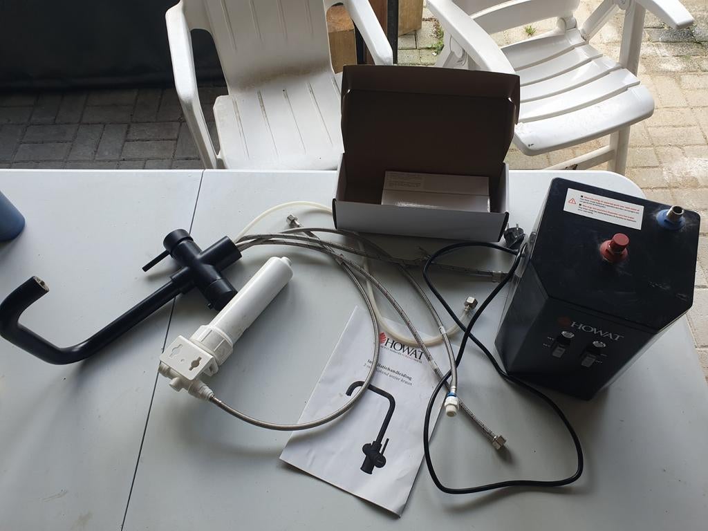 Howat kokend water boiler, kraan en filters, Ophalen, Minder dan 25 cm, Minder dan 50 cm, Minder dan 100 cm