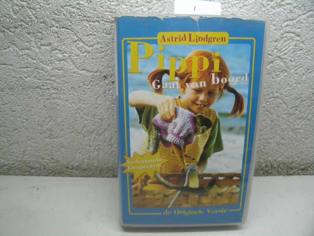 vhs 175a pippi langkous gaat van boord, Cd's en Dvd's, VHS | Kinderen en Jeugd, Gebruikt, Alle leeftijden, Kinderprogramma's en -films