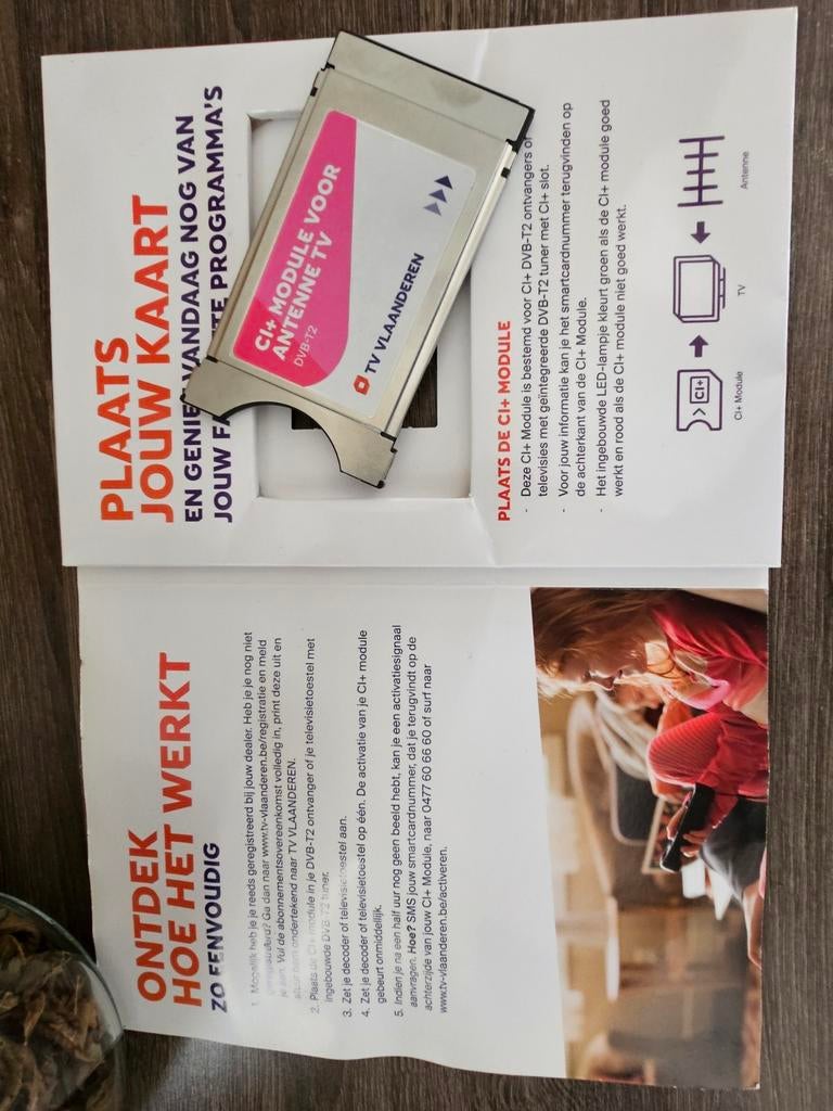 CI+ module voor Antenne TV (DVB-T2) - TV Vlaanderen, Ophalen of Verzenden