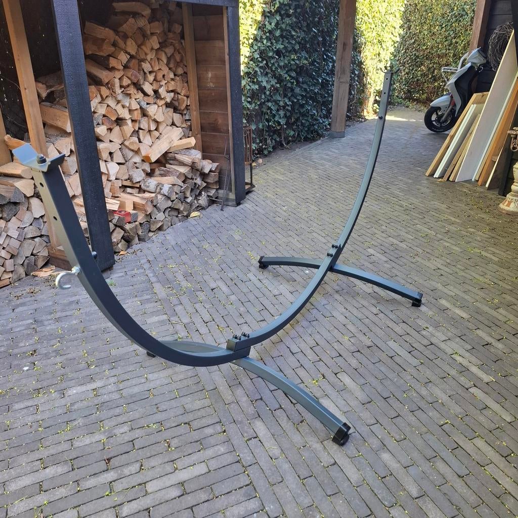 Nieuw hangmat standaard- 248 cm lang, 100 cm breed, Tuin en Terras, Ophalen, Meerpersoons, Nieuw, Met standaard