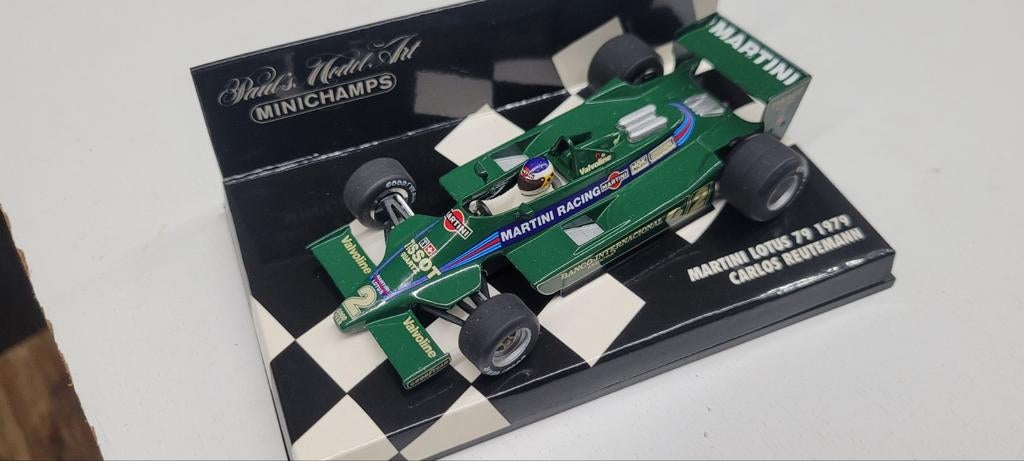 Minichamps Martini Lotus 79 1979 C.Reutemann, Hobby en Vrije tijd, Modelauto's | 1:43, Ophalen of Verzenden, Zo goed als nieuw