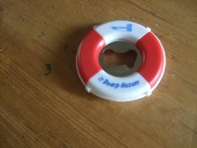 Grolsch opener i.v.v. boei It dorp Huzum, Ophalen of Verzenden, Nieuw, Flesopener, Grolsch