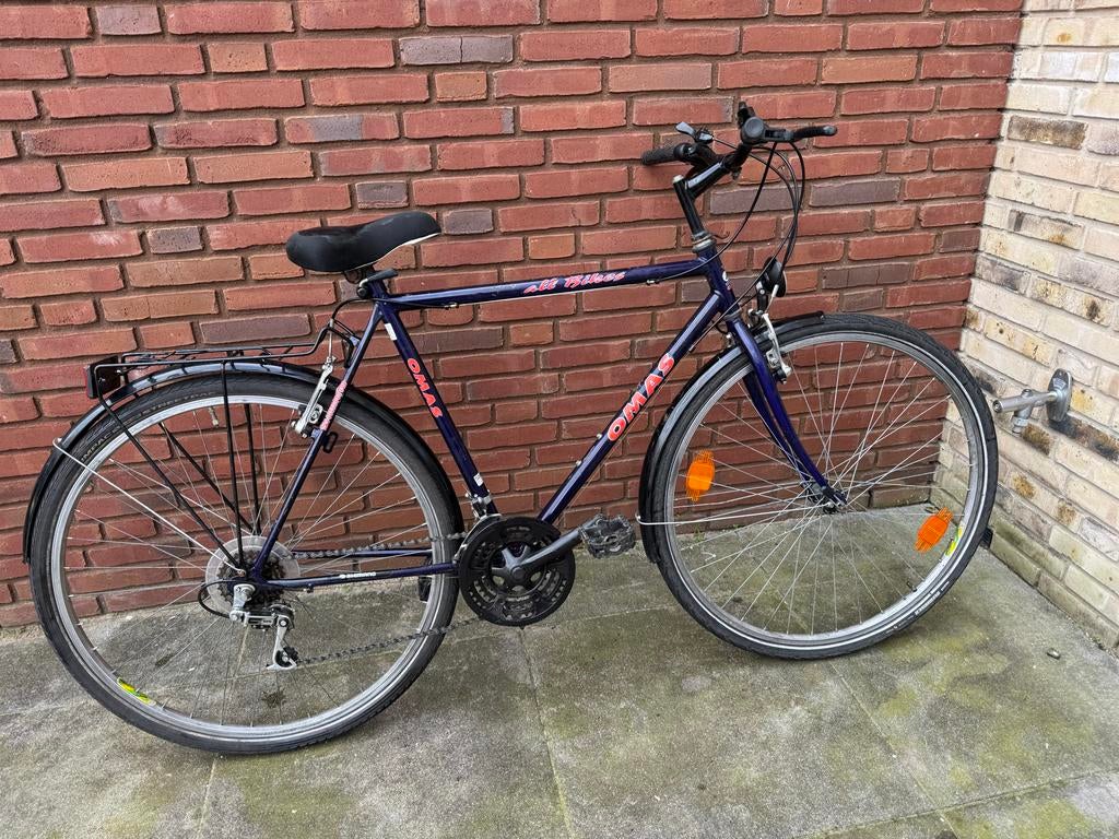 Omas herenfiets, Fietsen en Brommers, Fietsen | Heren | Herenfietsen, Overige merken, Gebruikt, Velgrem, Versnellingen