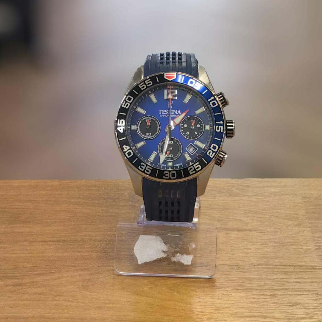 Festina F20517/1 Heren Horloge | Blauw - Netjes, Festina, Zo goed als nieuw, Support@festina.com, Avda. Diagonal 468
08006 Barcelona
Spain