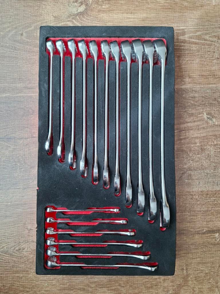 17-delige Würth Zebr steekringsleutelset 6 t/m 22mm in foam, Auto diversen, Autogereedschap, Ophalen of Verzenden, Nieuw