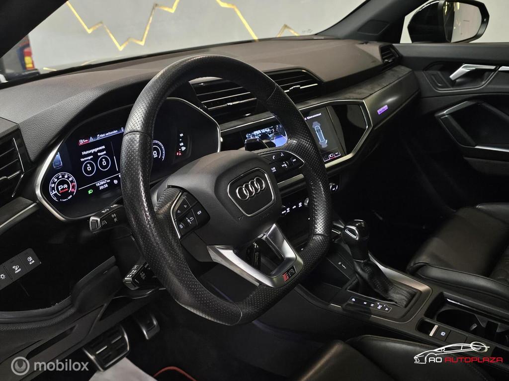 Audi RS Q3 Sportback 2.5 TFSI Panorama/B&O/RS Seats/Matrix/S, Auto's, Audi, Automaat, Euro 6, 1675 kg, Zwart