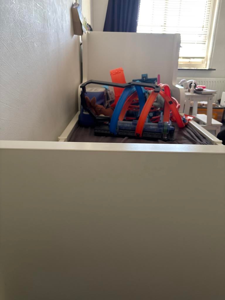 IKEA meegroeibed - verstelbaar van kind tot volwassene, Kinderen en Baby's, Gebruikt, 70 tot 85 cm, Ophalen of Verzenden, Lattenbodem
