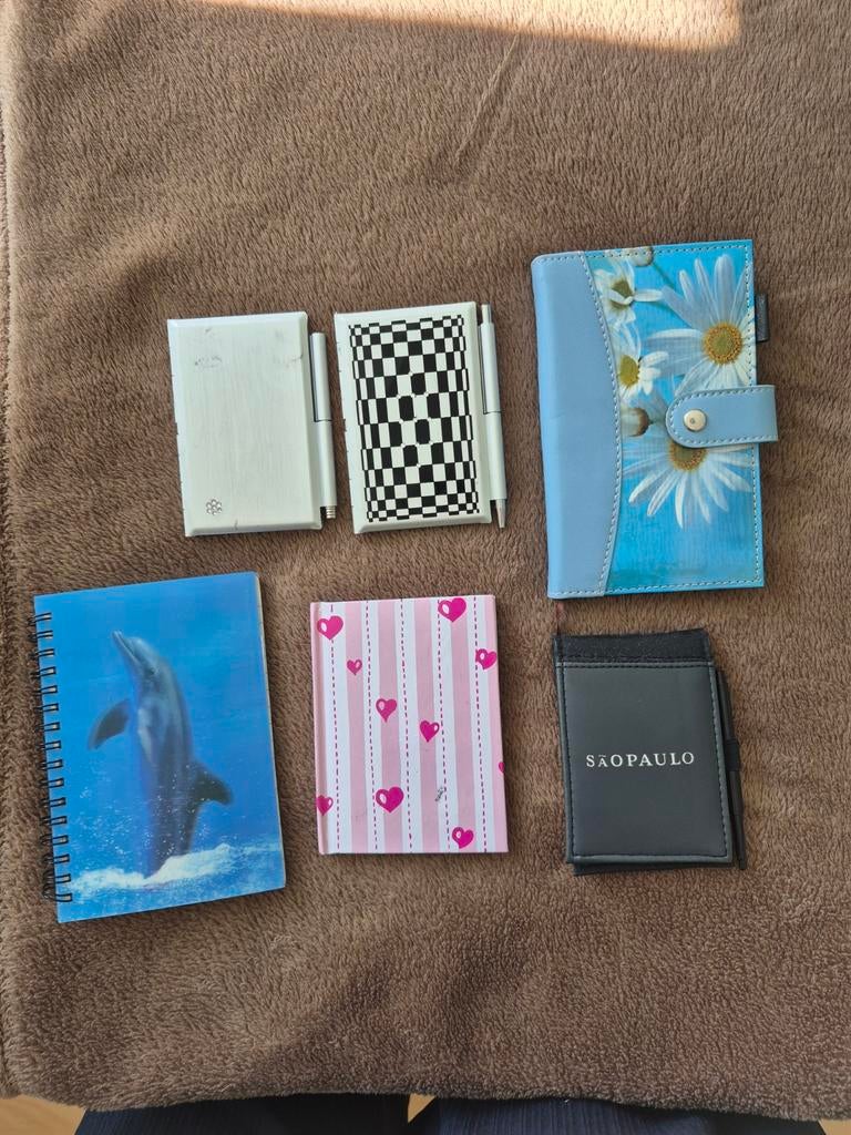 6 X nieuwe notietieboekjes, Diversen, Notitieboeken, Ophalen, Nieuw