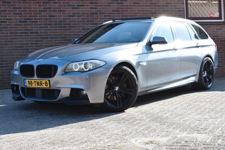 BMW 5-serie Touring 535d High Executive '11 Pano M Pakket Le, Auto's, BMW, Bedrijf, Te koop, 5-Serie, ABS, Achteruitrijcamera