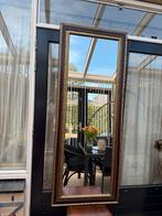 Klassieke Vintage Ponzio Spiegel Zwart met Goud, Ophalen, Rechthoekig, 50 tot 100 cm, 150 tot 200 cm