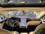 Tesla Model S 60 Base|Free Supercharge|Pano|Camera|306PK, Achterwielaandrijving, Gebruikt, Beige, 1974 kg