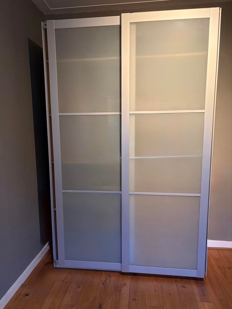 IKEA PAX Kast met schuifdeuren (ook apart te kopen), Ophalen, 100 tot 150 cm, 200 cm of meer, Glas