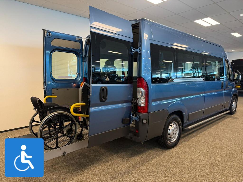 Peugeot Boxer L3H2 Groepsvervoer Rolstoelbus (airco), Auto's, Euro 5, Stof, Gebruikt, 2500 kg