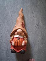 Leuke herfstkabouter met pompoen, Ophalen, Gebruikt, Overige materialen, Tuinkabouter