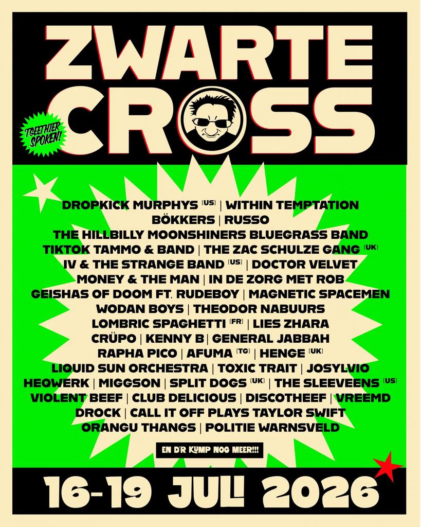 Zwarte cross 2x tickets dagkaart vrijdag, Tickets en Kaartjes, Twee personen