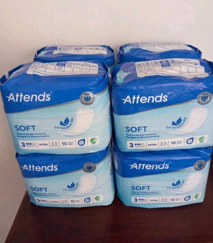 Attends Soft nr 3  - 8 pakken ä 10 stuks inleggers, Diversen, Verpleegmiddelen, Ophalen of Verzenden, Nieuw