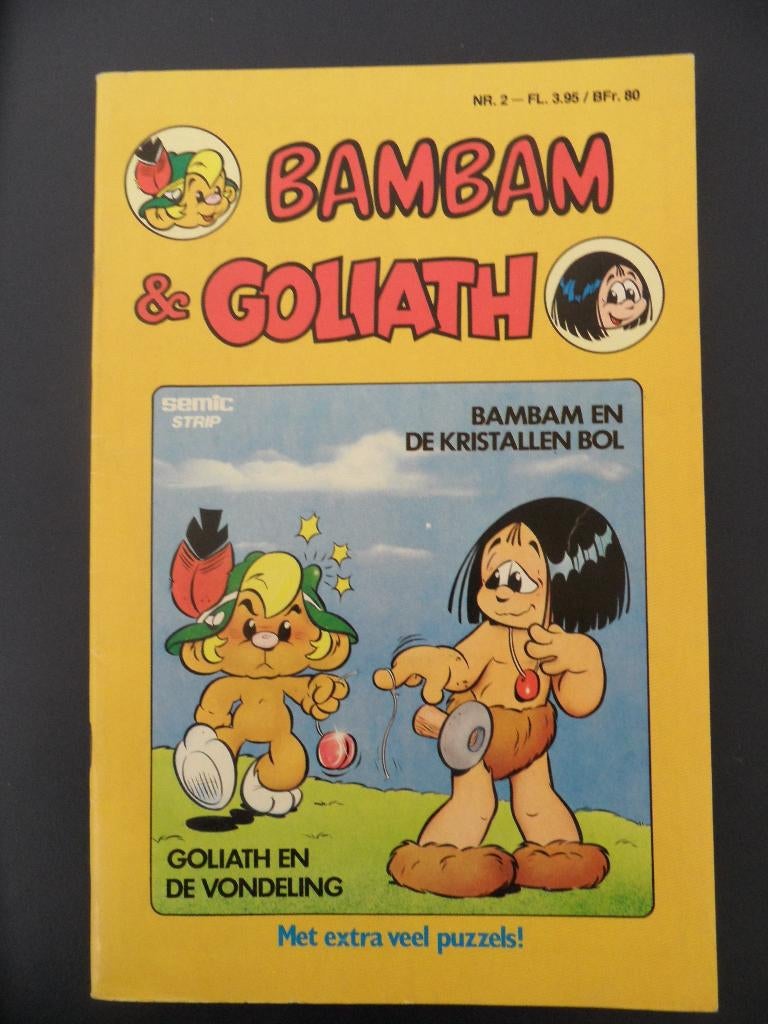 Bambam en Goliath. Nr 2., Eén stripboek, Ophalen of Verzenden, Gelezen