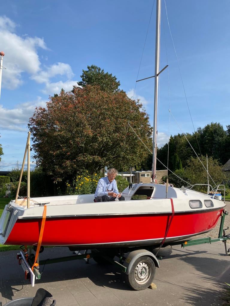 Jollenkruiser/wattenjolle Klepper FAM LX 1974, Watersport en Boten, Kajuitzeilboten en Zeiljachten, Ophalen, Gebruikt, Elektrisch